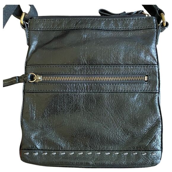 The Sak Handbags - Women's The Sak Black Leather Crossbody Bag